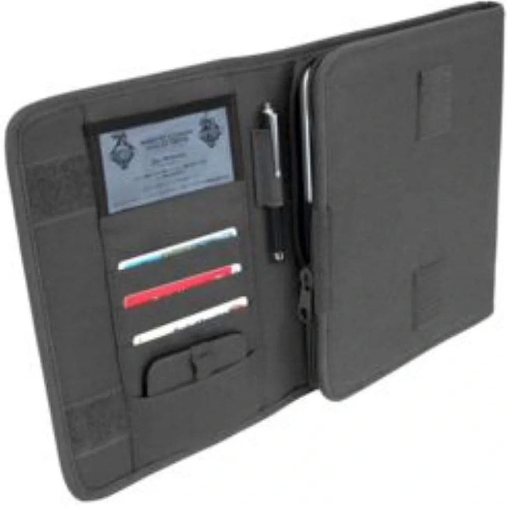 Mercury Luggage Tactical Ipadfolio, Black, 10 1/2in.x8 3/4in.x1 1/2in.